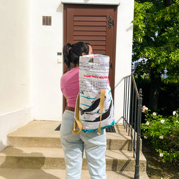 BACKPACK | Sustainable backpack in white