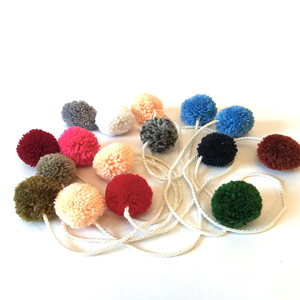 refished bommel pompom colourful